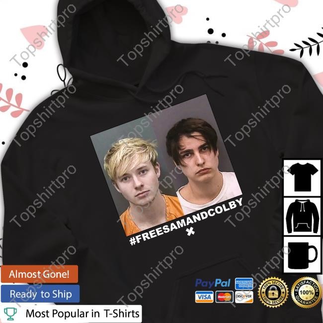 #Freesamandcolby Mugshot Hooded Sweatshirt